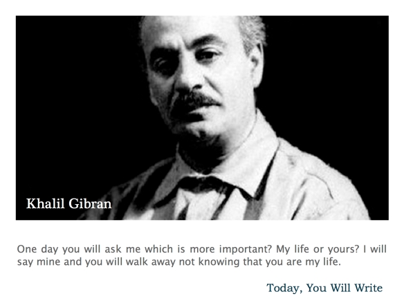 28th july -Khalil Gibran - one day.jpg